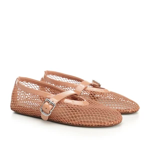 Alaa Fishnet Ballet Flats