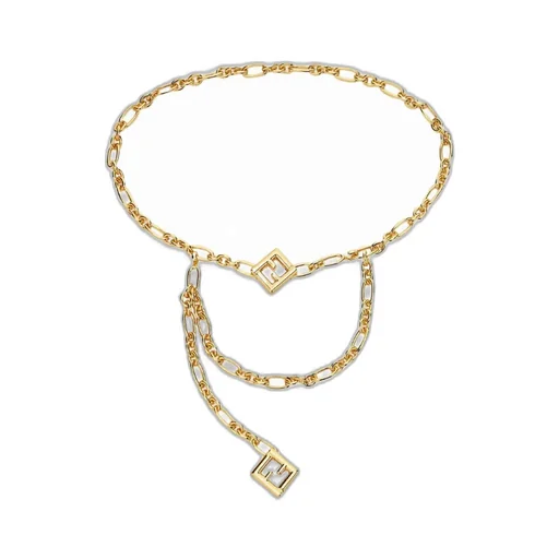Fendi Ff Diamonds Chain Belt