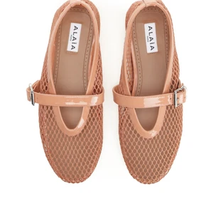 Alaa Fishnet Ballet Flats