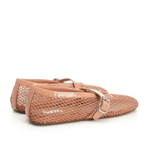 Alaa Fishnet Ballet Flats