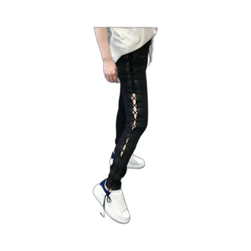 Side-Laced Jeans