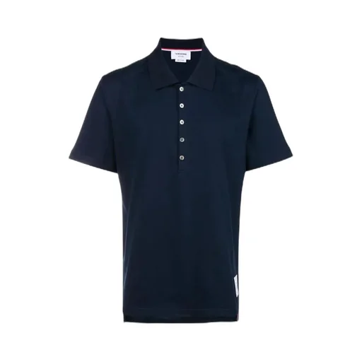 Thom Browne Logo Patch Polo Shirt