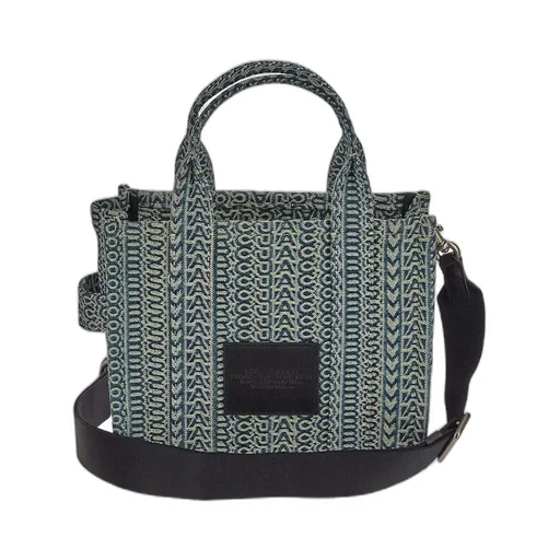 Marc Jacobs Monogram Jacquard Logo Patch Small Tote Bag