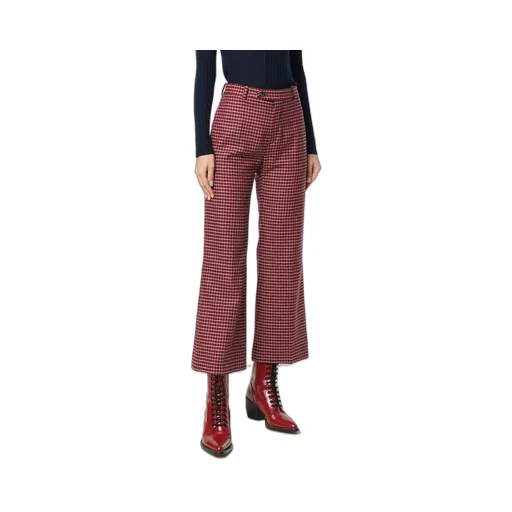 Checked Quarter Pants