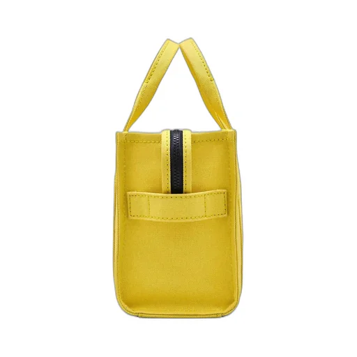 Marc Jacobs Logo Printed Zip-Up Small Tote Bag