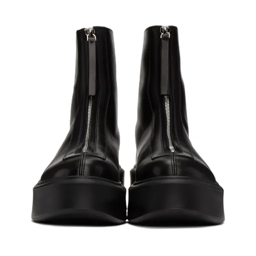 The Row Zipped Ankle Boots