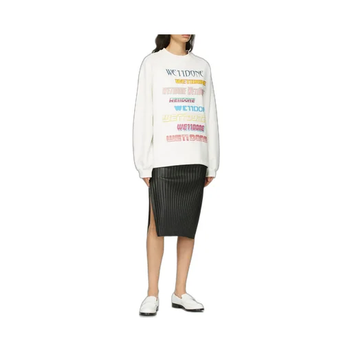 We11Done Logo Printed Long-Sleeved Sweatshirt