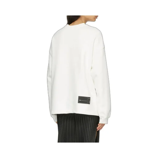 We11Done Logo Printed Long-Sleeved Sweatshirt