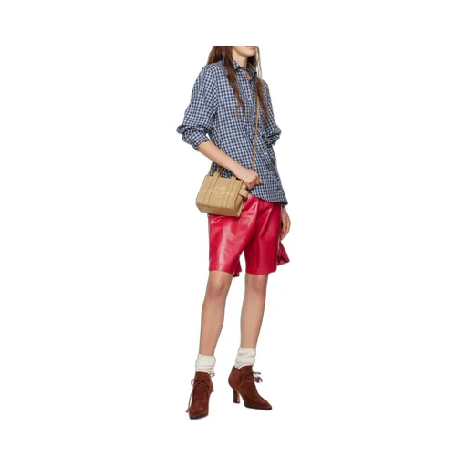 Marc Jacobs Logo Printed Zipped Mini Tote Bag