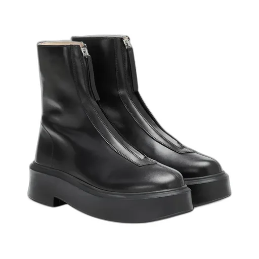 The Row Zipped Ankle Boots