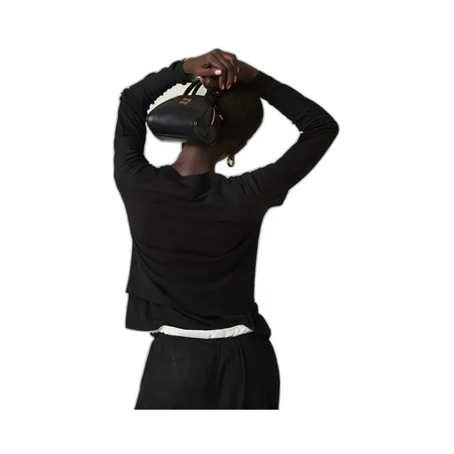 Miu Miu Logo-Patch Crewneck T-Shirt
