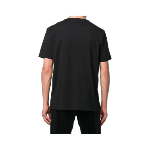 Open-Necked Black Shirt