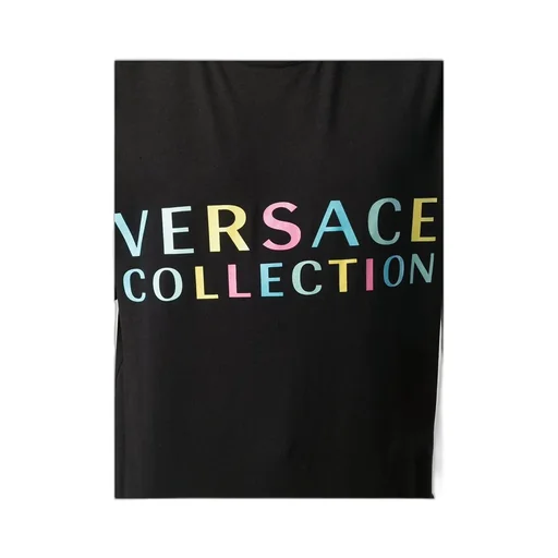 Open-Necked Black Shirt