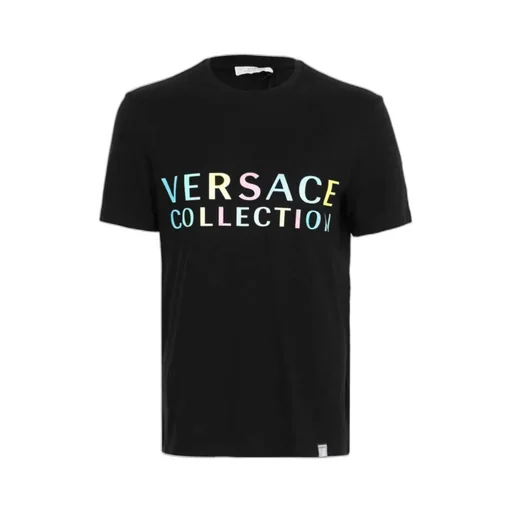 Open-Necked Black Shirt
