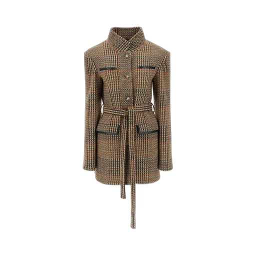 Stella Mccartney Single-Breasted Belted Coat