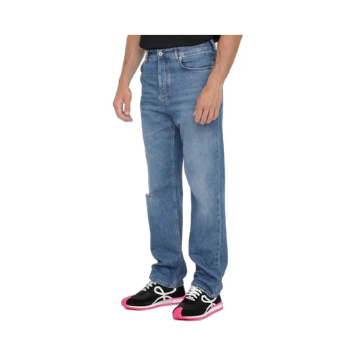 Jeans In Washed Denim