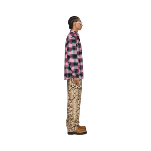 Givenchy Logo Embroidered Checkered Shirt