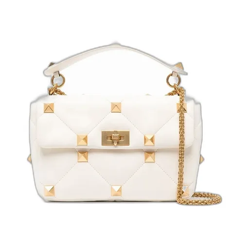 Valentino	Garavani Roman Stud Quilted Tote Bag