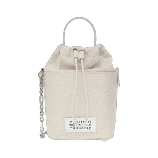 Maison Margiela 5Ac Logo Patch Bucket Bag