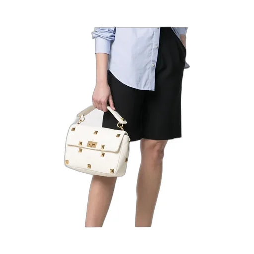 Valentino	Garavani Roman Stud Quilted Tote Bag
