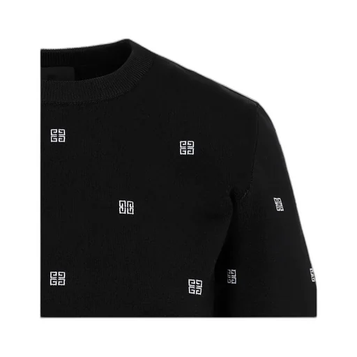 Givenchy Logo Detailed Short Sleeved Cropped Top
