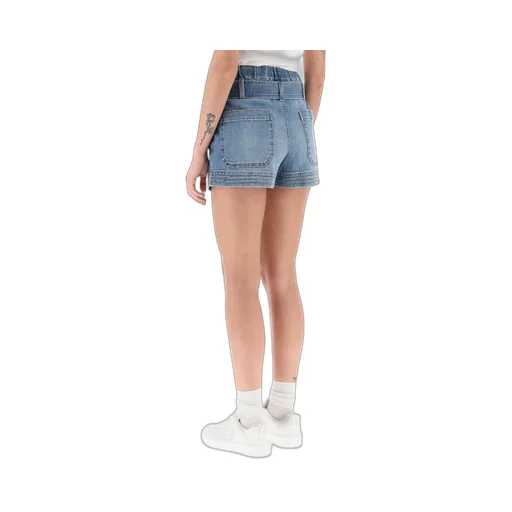 Stella Mccartney Belted Denim Shorts