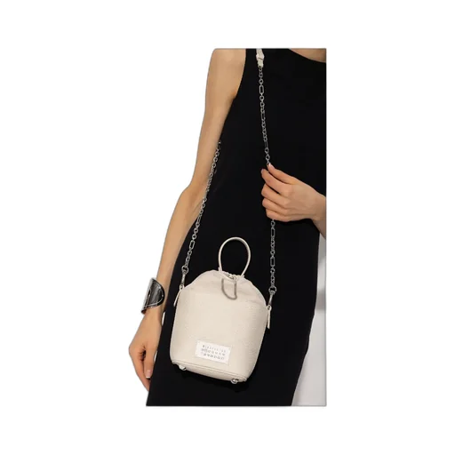 Maison Margiela 5Ac Logo Patch Bucket Bag