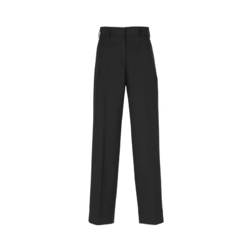 Palm Angels High-Waist Straight-Leg Tailored Trousers