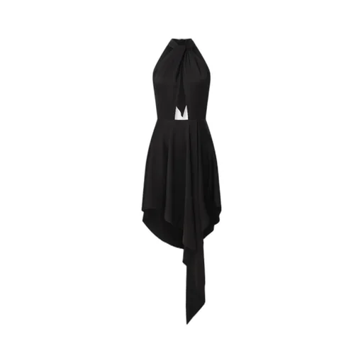 Stella Mccartney Cut-Out Sleeveless Asymmetric Dress