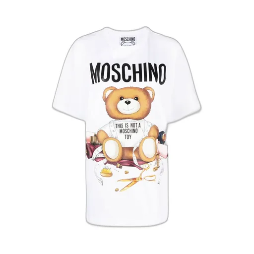Teddy Bear Print Cotton T-Shirt