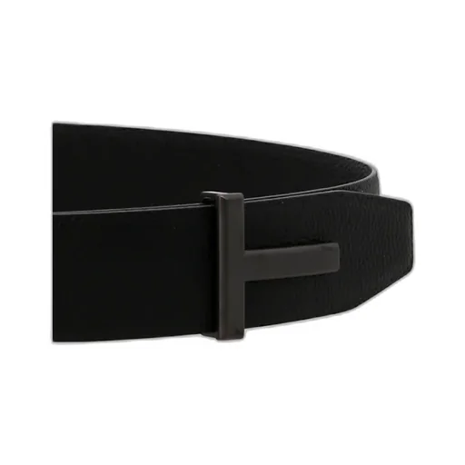 Tom Ford Logo Plaque Buckle Belt