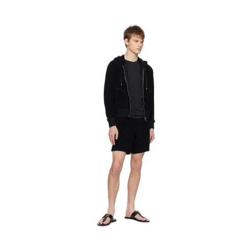 Tom Ford Logo Plaque Thong Sandals