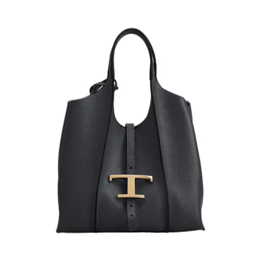 Tod's Timeless Logo Plaque Tote Bag