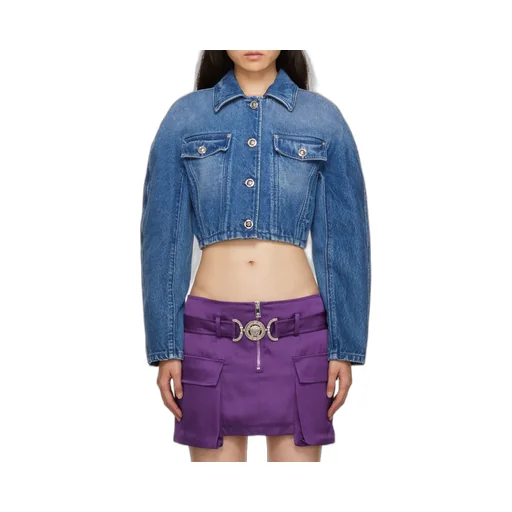 Versace Button-Up Denim Jacket