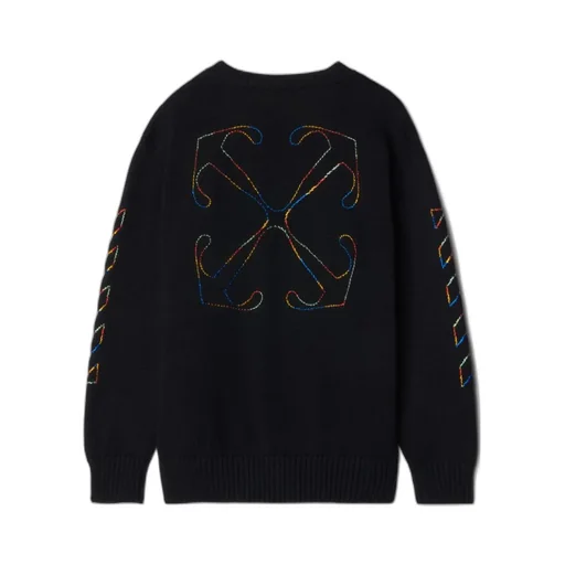 Off-White Kids V-Neck Straight Hem Cardigan