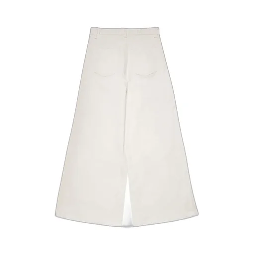 Marni Kids Button Detailed Wide Leg Jeans