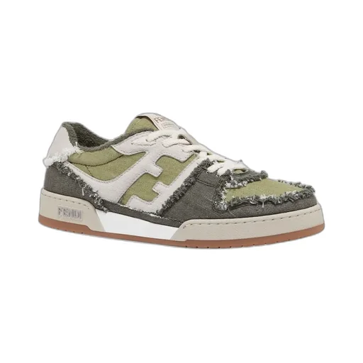 Fendi Logo Detailed Low-Top Sneakers