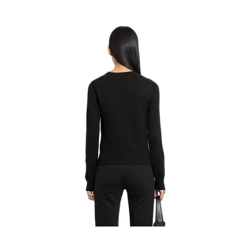 Palm Angels Logo Embroidered Knitted Jumper