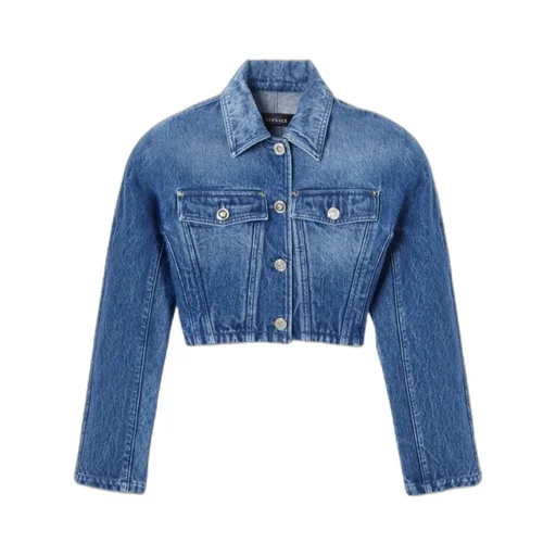 Versace Button-Up Denim Jacket