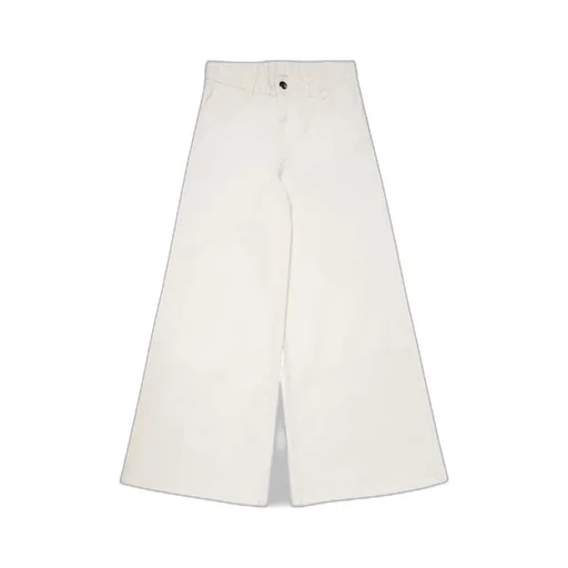 Marni Kids Button Detailed Wide Leg Jeans