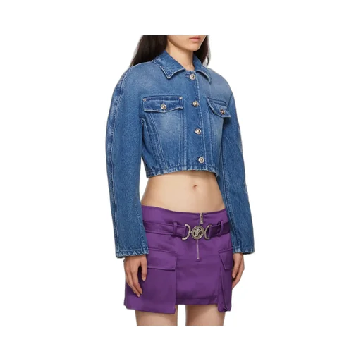 Versace Button-Up Denim Jacket