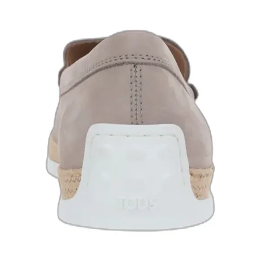 Tod's Logo Embossed Slip-On Loafers