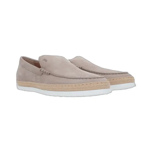 Tod's Logo Embossed Slip-On Loafers