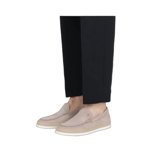 Tod's Logo Embossed Slip-On Loafers
