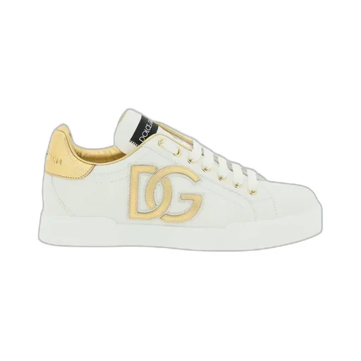 Dolce & Gabbana Logo Plaque Lace-Up Sneakers