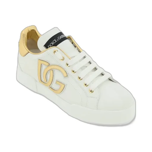 Dolce & Gabbana Logo Plaque Lace-Up Sneakers