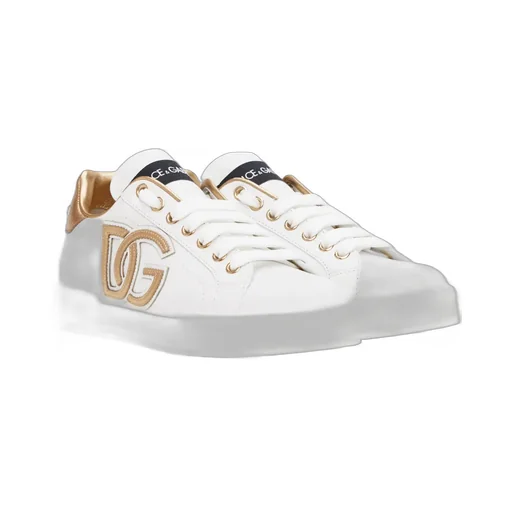 Dolce & Gabbana Logo Plaque Lace-Up Sneakers