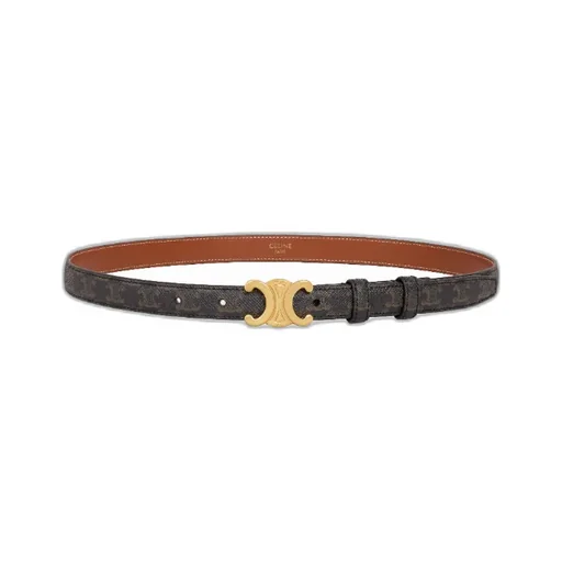 Small 18Mm Triomphe Belt In Triomphe Canvas