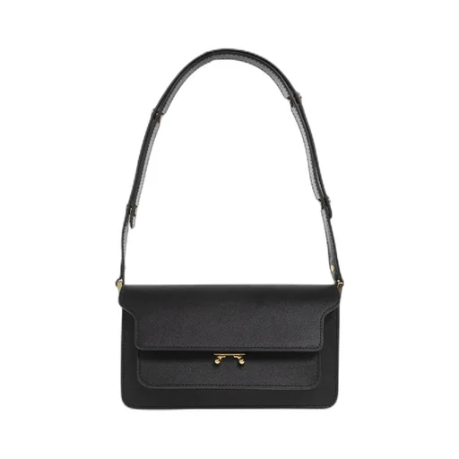 Marni New Trunk Foldover Top Shoulder Bag