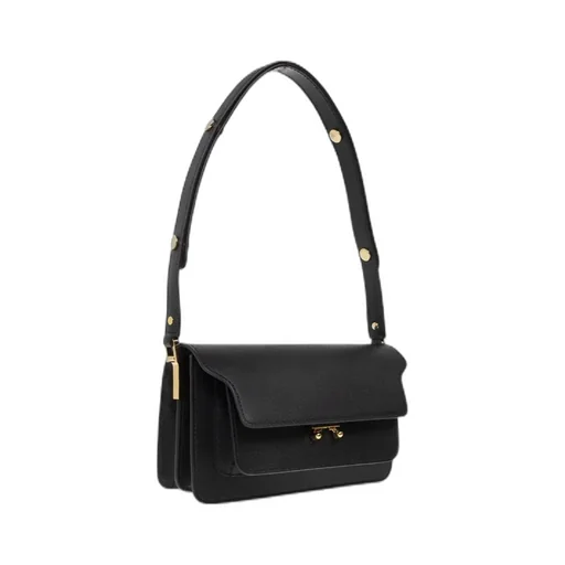 Marni New Trunk Foldover Top Shoulder Bag